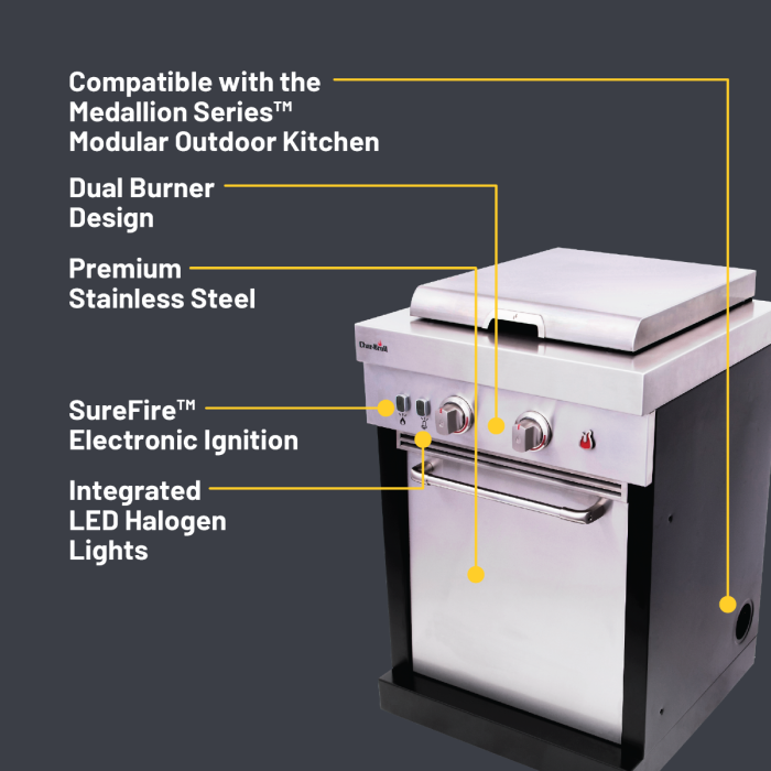 Char-Broil 463246218 MODULAR OUTDOOR KITCHEN STOVE TOP