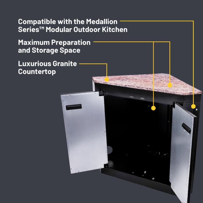 Char-Broil 463246718 MODULAR OUTDOOR KITCHEN CORNER MODULE