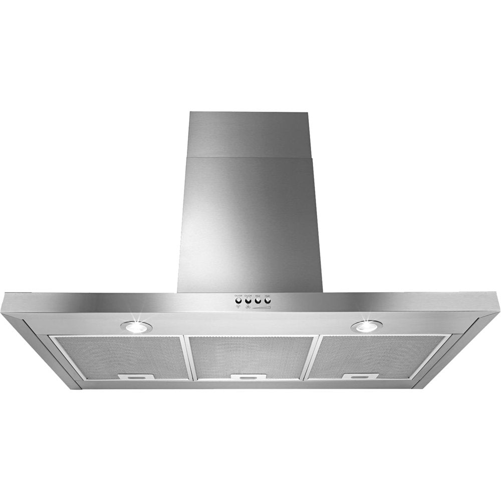 WHIRLPOOL WVW57UC6FS 36&quot; Stainless Steel Wall Mount Flat Range Hood