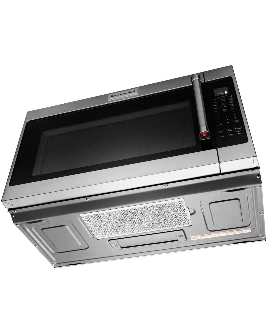 KITCHENAID KMHS120ESS 30&quot; 1000-Watt Microwave Hood Combination