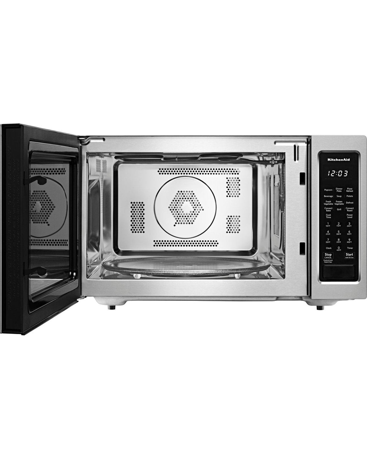 KITCHEN KMCC5015GSS 21 3/4&quot; Countertop Convection Microwave Oven - 1000 Watt