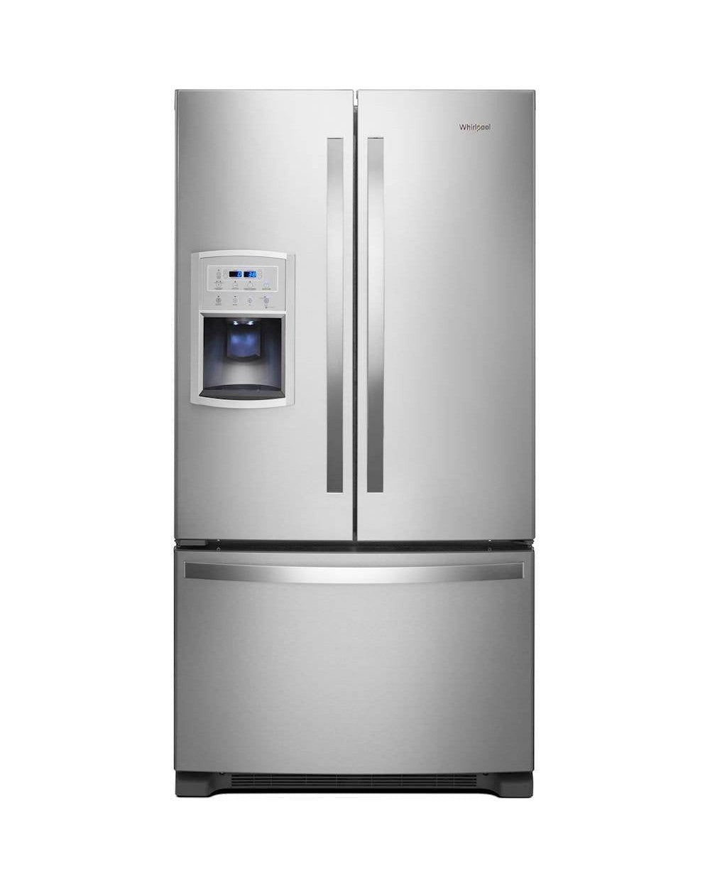 WHIRLPOOL WRF550CDHZ 36-inch Wide Counter Depth French Door Refrigerator - 20 cu. ft.