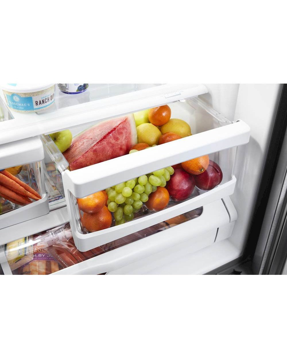 WHIRLPOOL WRF550CDHZ 36-inch Wide Counter Depth French Door Refrigerator - 20 cu. ft.