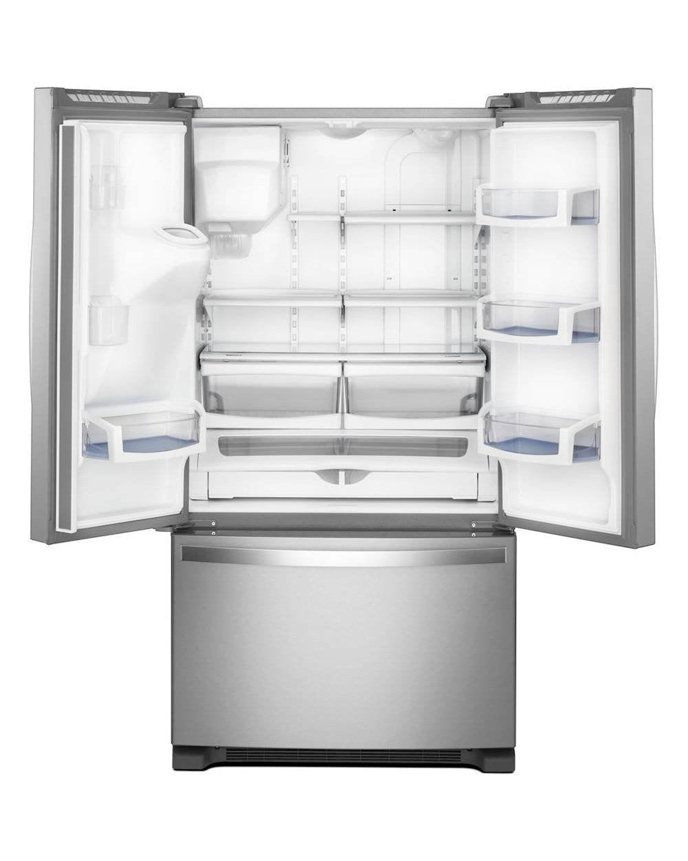 WHIRLPOOL WRF550CDHZ 36-inch Wide Counter Depth French Door Refrigerator - 20 cu. ft.