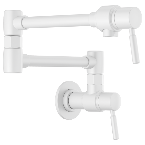 BRIZO EURO Wall Mount Pot Filler Faucet in Matte White