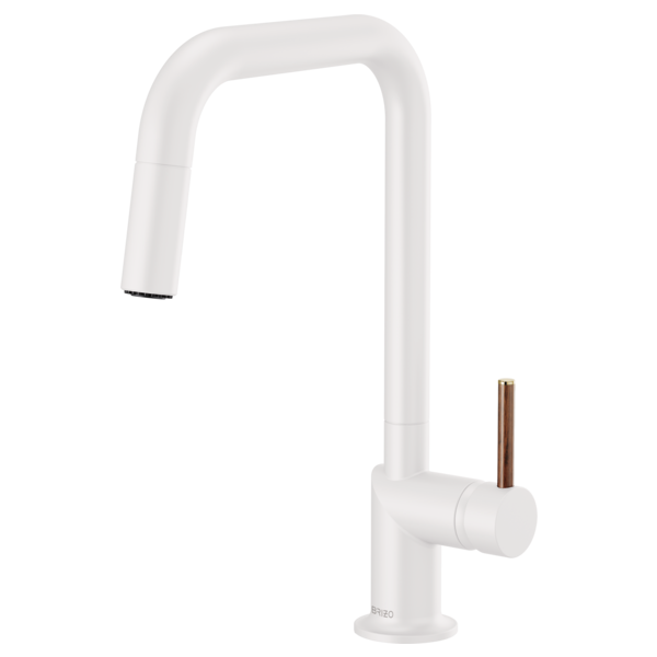 Brizo Pull-Down Kitchen Faucet with Square Spout