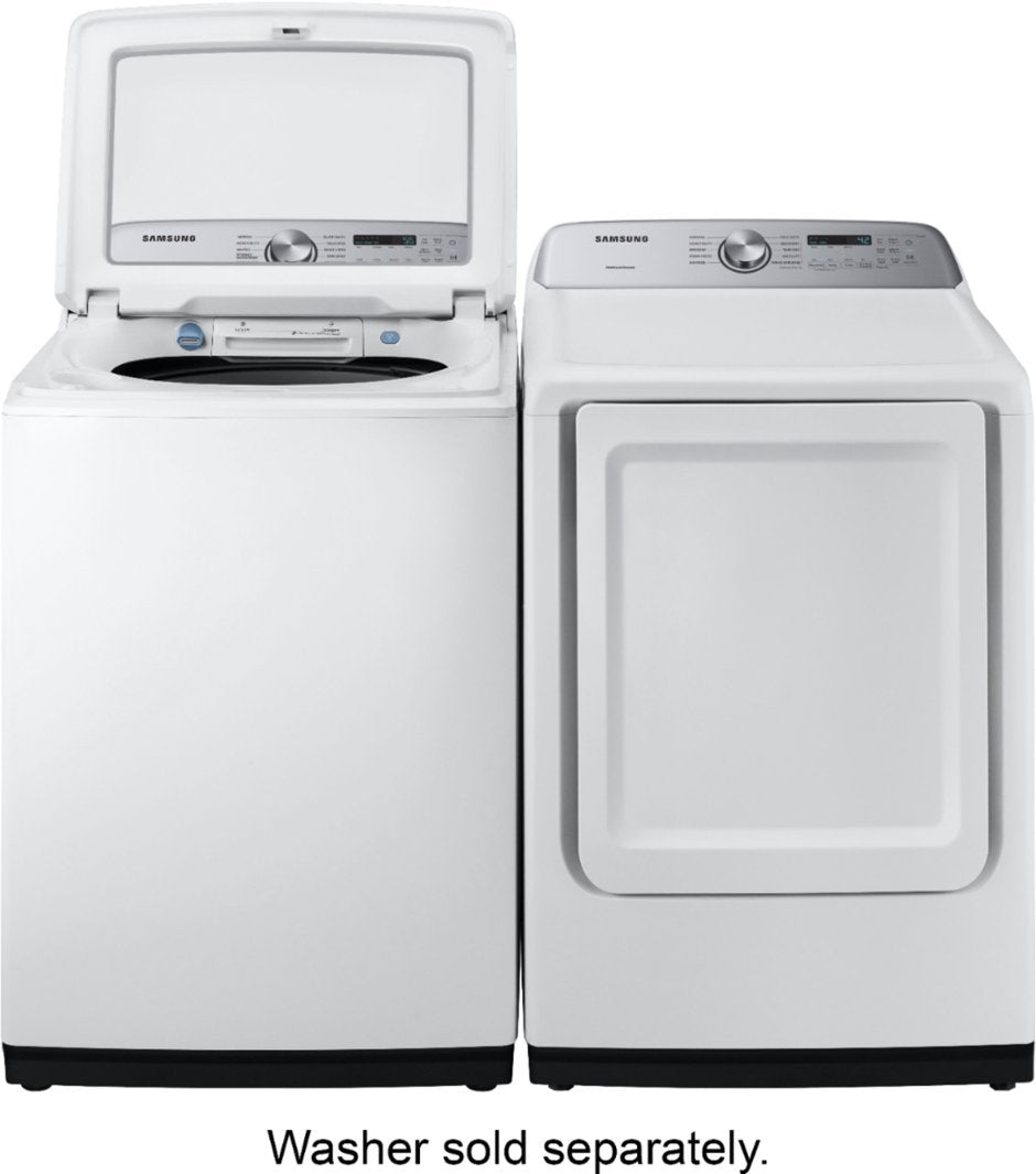 SAMSUNG DVE50R5200W/A4 7.4 cu. ft. Electric Dryer with Sensor Dry in White