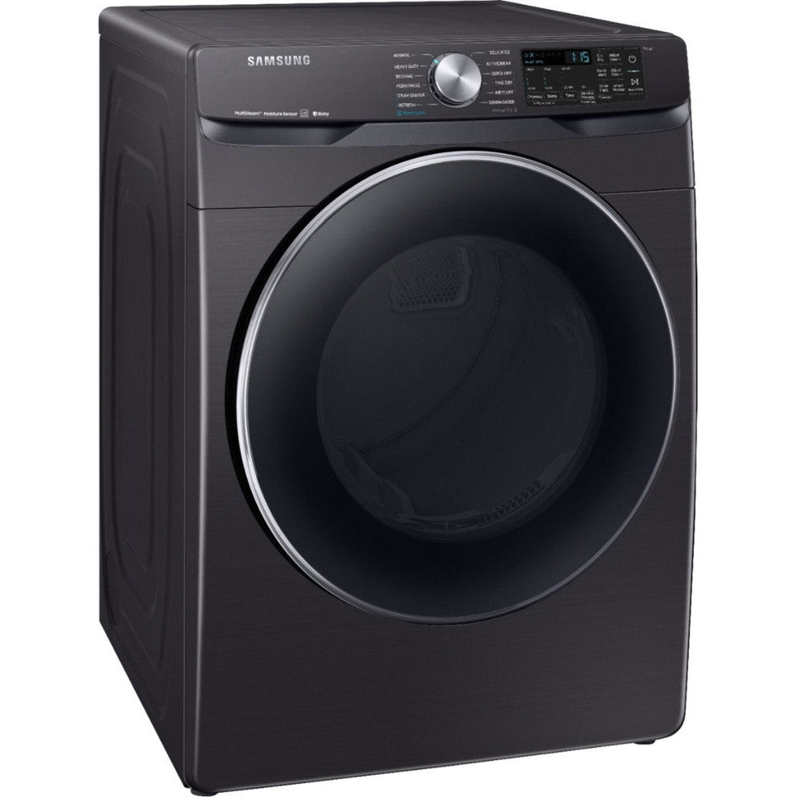 SAMSUNG DVG45R6300V/A3 7.5 cu. ft. Smart Gas Dryer with Steam Sanitize+ in Black Stainless Steel