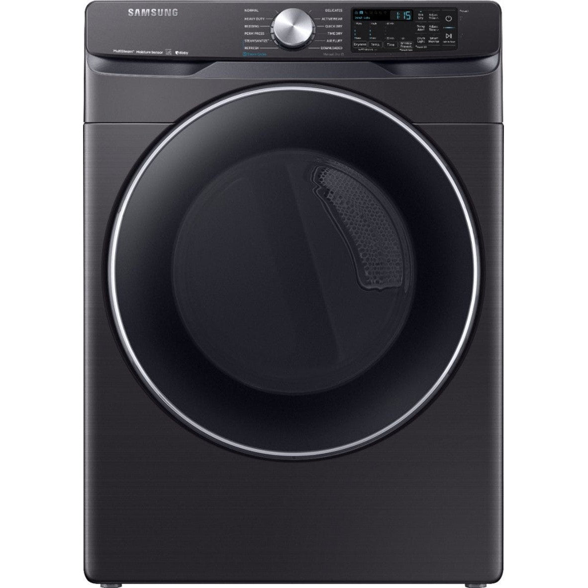 SAMSUNG DVG45R6300V/A3 7.5 cu. ft. Smart Gas Dryer with Steam Sanitize+ in Black Stainless Steel