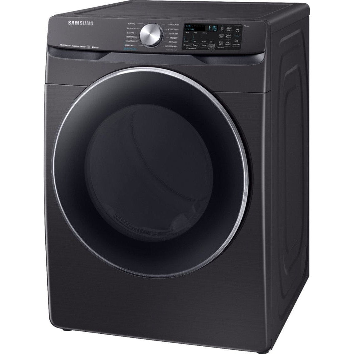 SAMSUNG DVG45R6300V/A3 7.5 cu. ft. Smart Gas Dryer with Steam Sanitize+ in Black Stainless Steel
