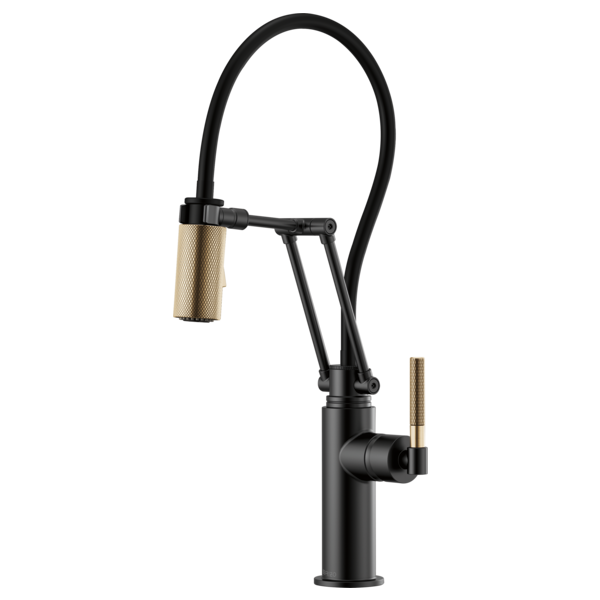 BRIZO LITZE Articulating Faucet with Knurled Handle