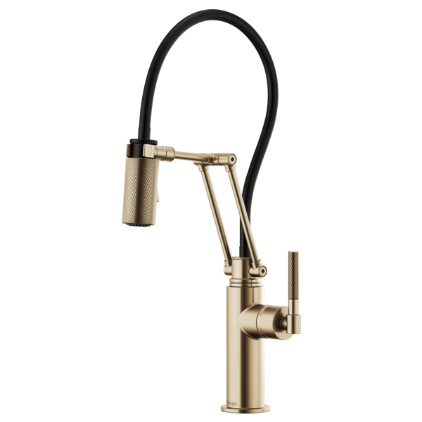 BRIZO LITZE Articulating Faucet with Knurled Handle