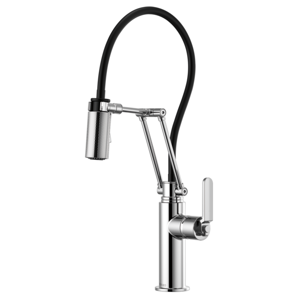 BRIZO LITZE Articulating Faucet with Industrial Handle