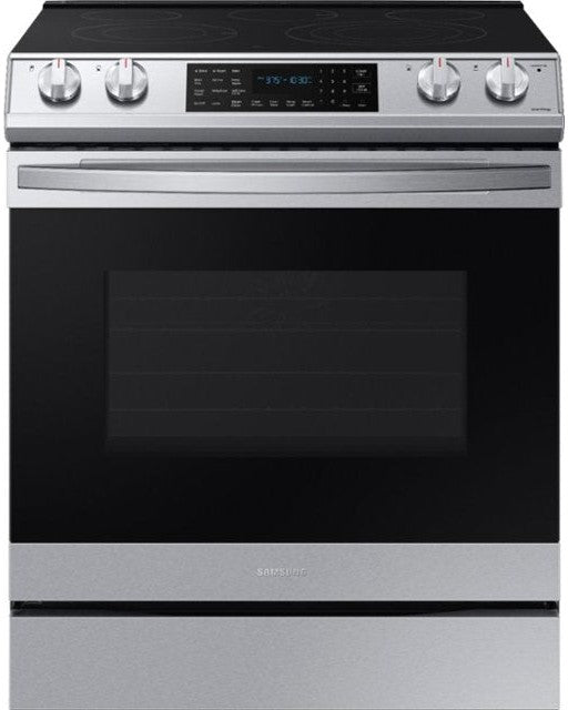 SAMSUNG NE63T8511SS/AA 6.3 cu. ft. Smart Slide-in Electric Range with Air Fry in Stainless Steel