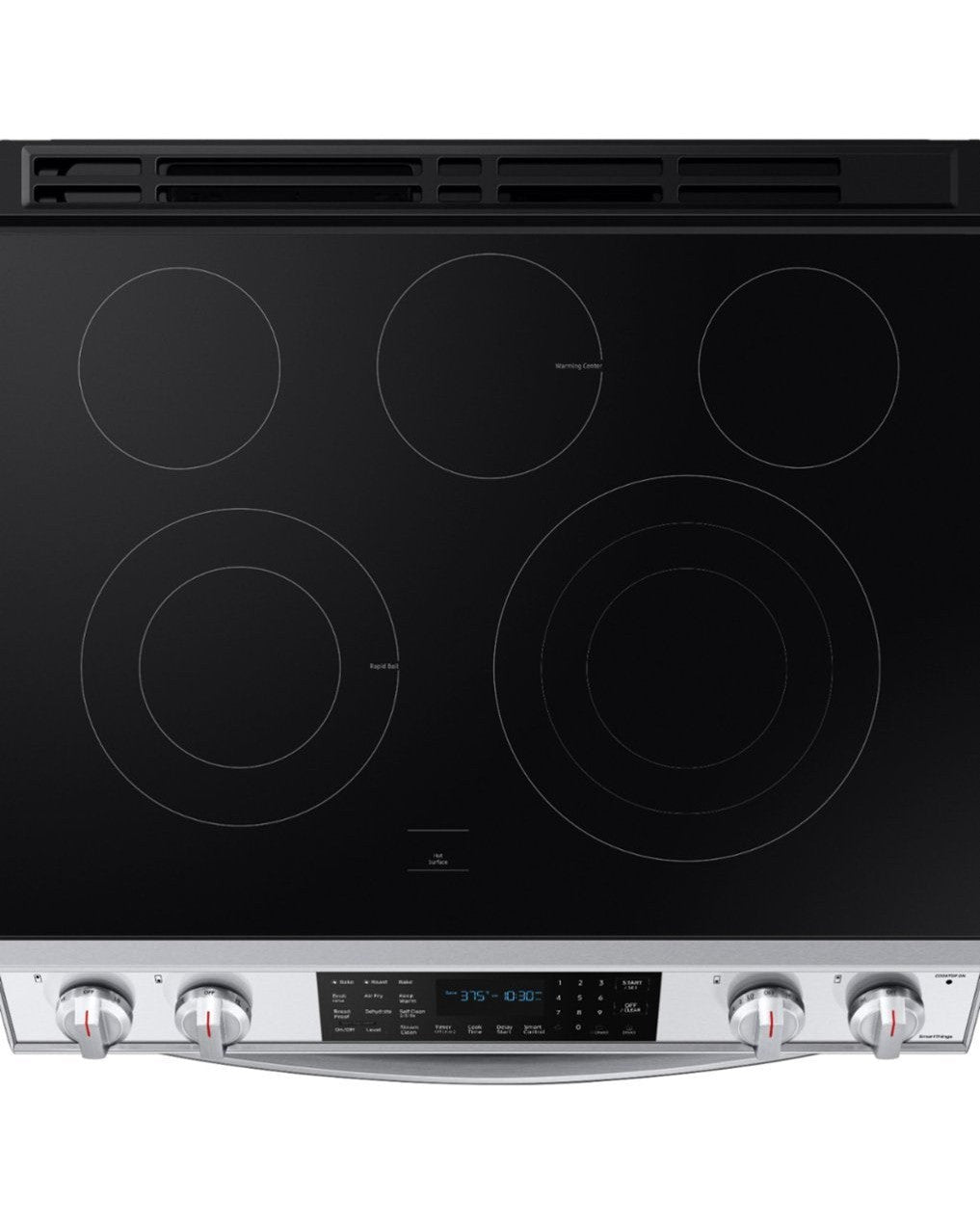 SAMSUNG NE63T8511SS/AA 6.3 cu. ft. Smart Slide-in Electric Range with Air Fry in Stainless Steel
