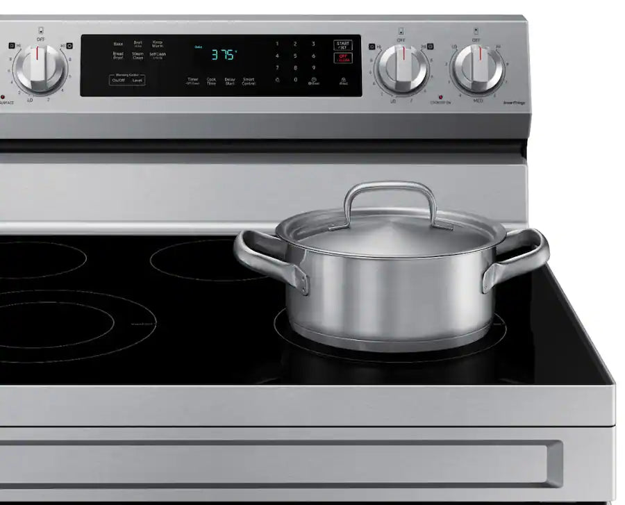 SAMSUNG NE63A6311SS/AA Electric Range Self Clean | Wi-Fi | 6.3 cu.ft.