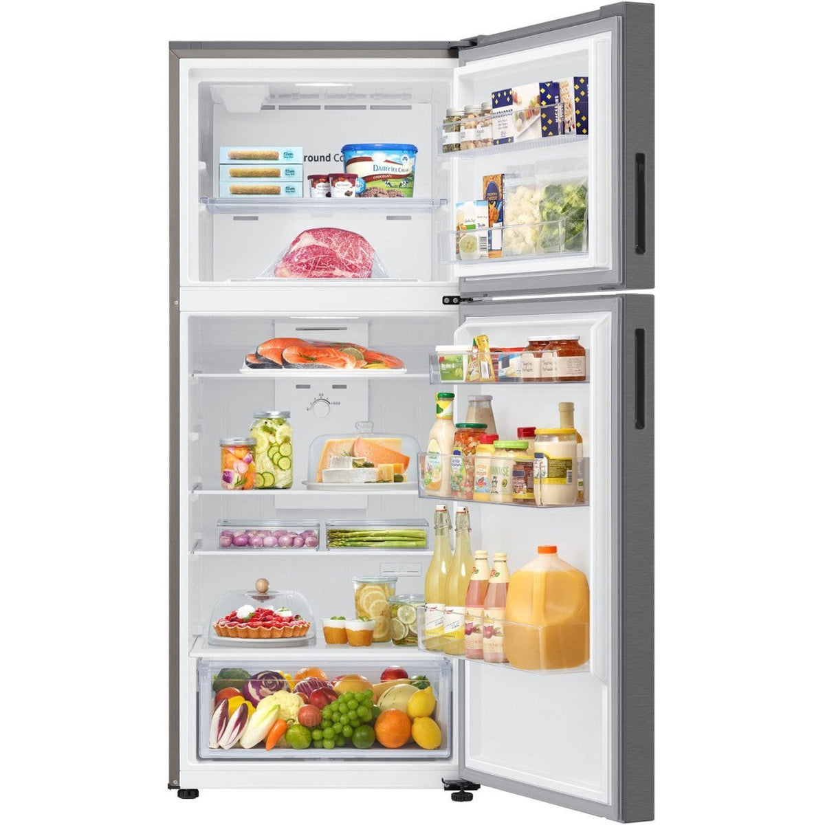 SAMSUNG RT16A6195SR/AA 15.6 cu. ft. Top Freezer Refrigerator in Stainless Steel