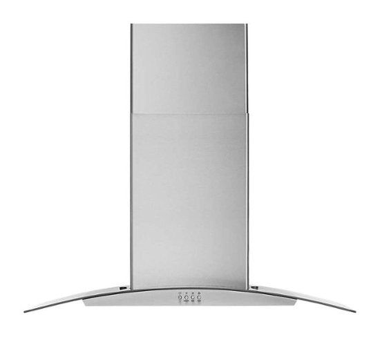 WHIRLPOOL WVW51UC6LS 36&quot; Curved Glass Wall Mount Range Hood