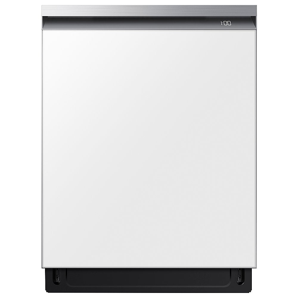 SAMSUNG DW80B707012AA Bespoke AutoRelease Smart Dishwasher in White Glass