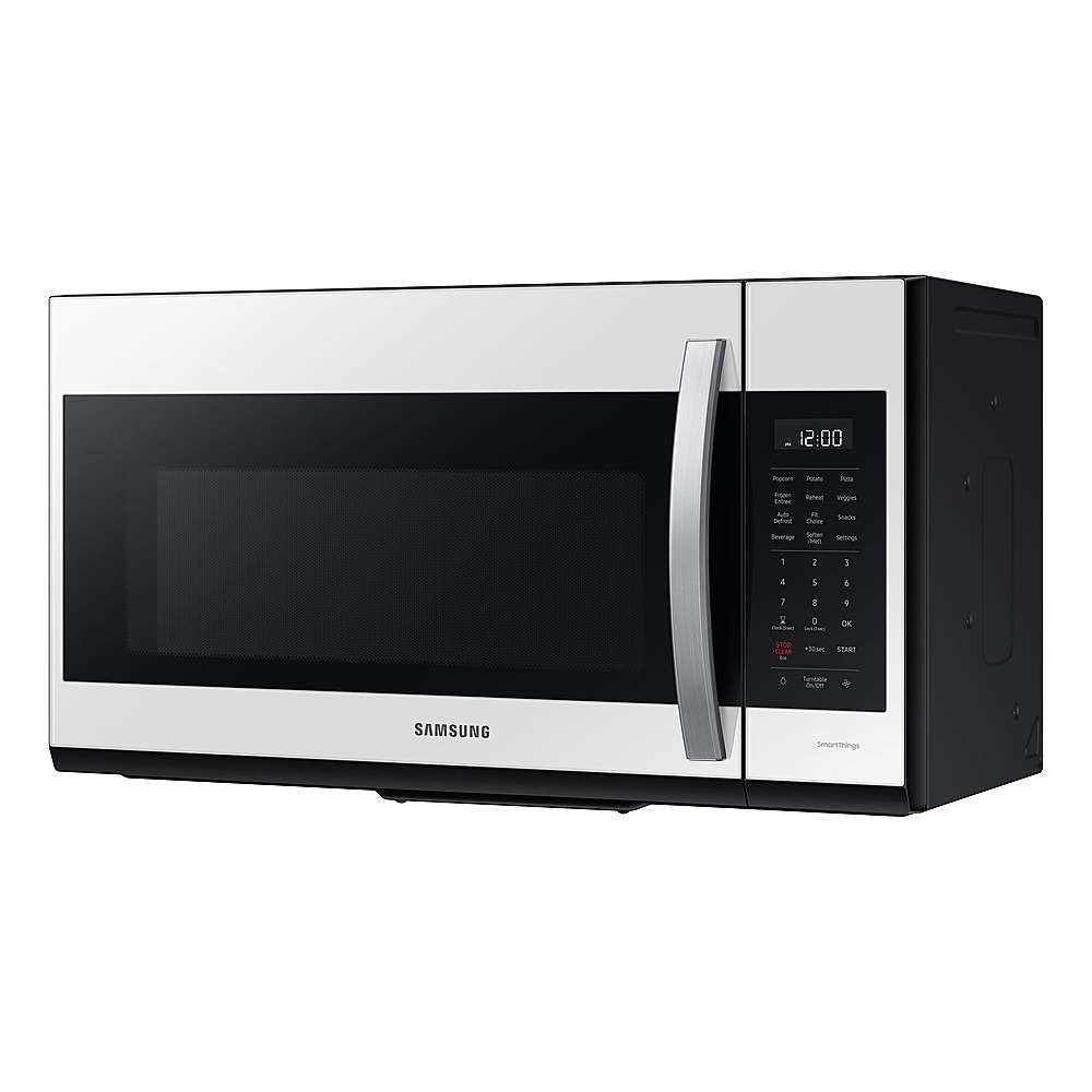 SAMSUNG ME19CB704112 Bespoke 1.9 cu. ft. Over-the-Range Microwave in White Glass