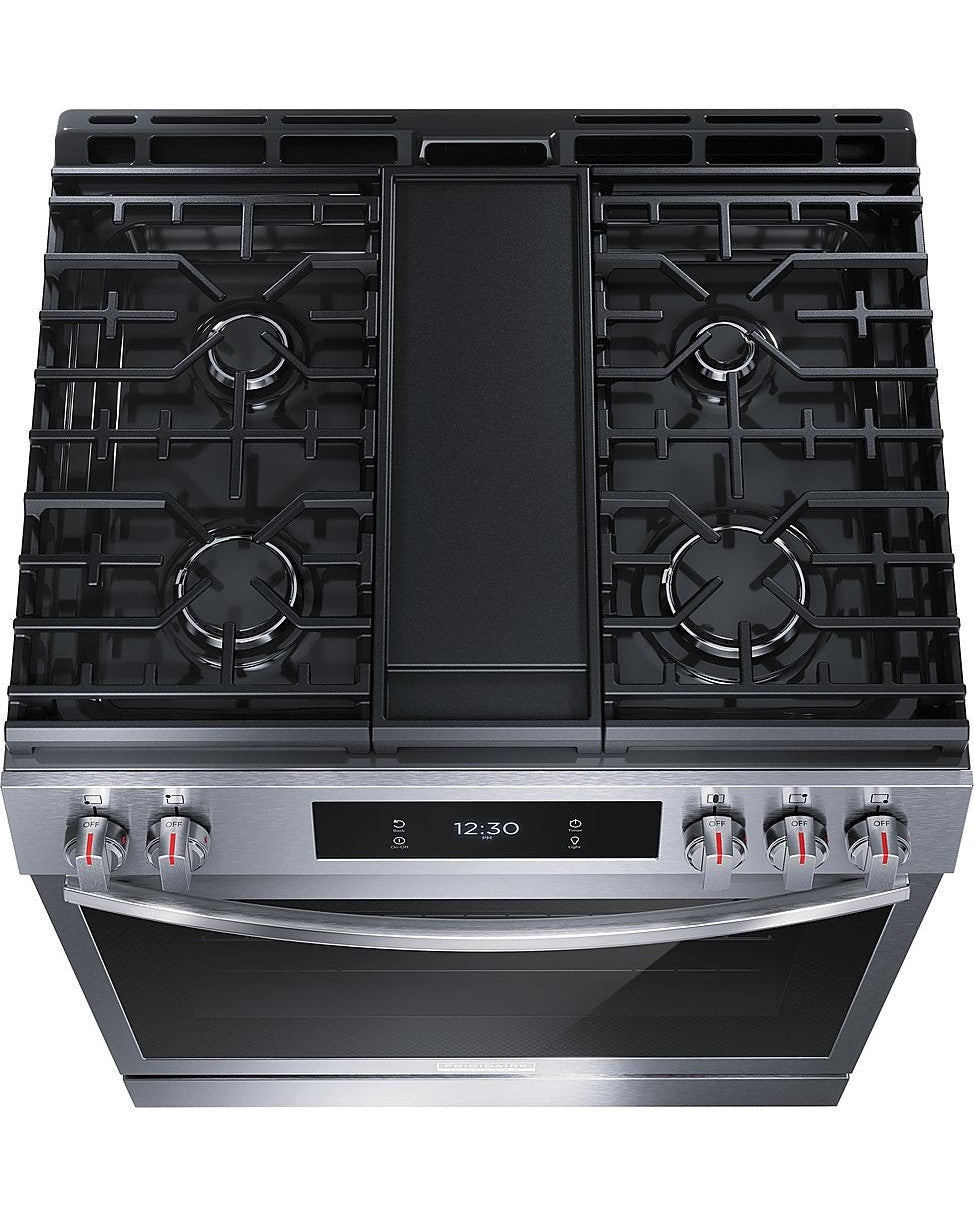 FRIGIDAIRE GCFG3060BF Gallery 30&quot; Front Control Gas Range with Total Convection