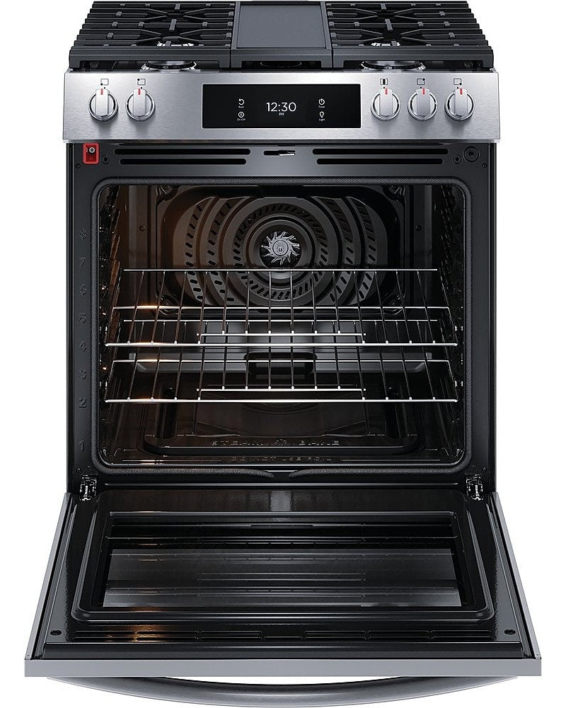 FRIGIDAIRE GCFG3060BF Gallery 30&quot; Front Control Gas Range with Total Convection