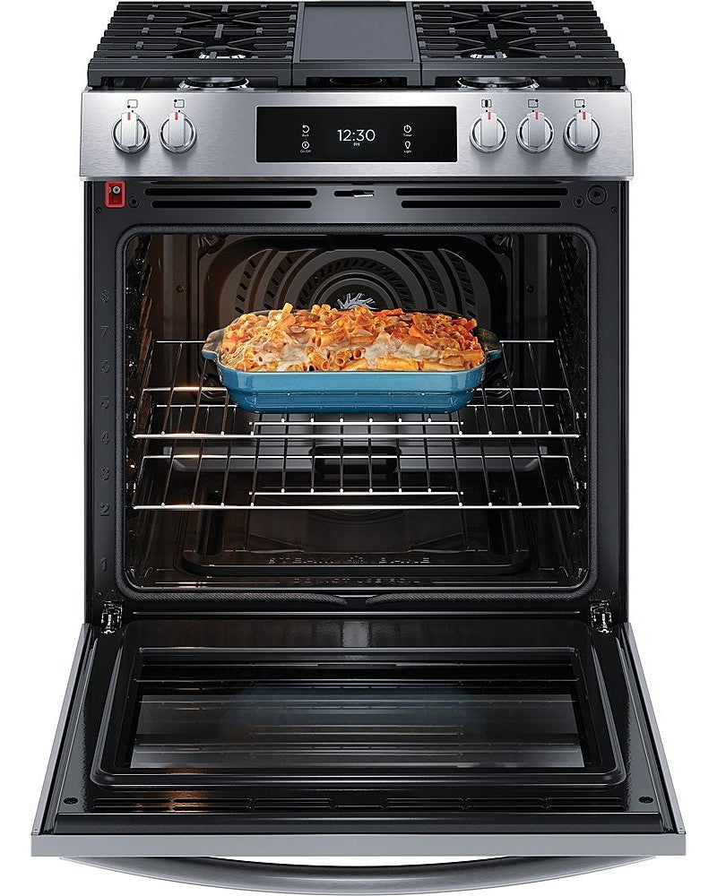 FRIGIDAIRE GCFG3060BF Gallery 30&quot; Front Control Gas Range with Total Convection