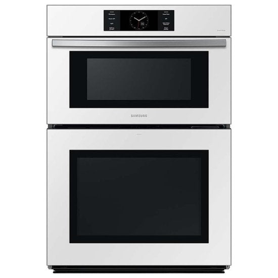 SAMSUNG NQ70CB700D12 Bespoke 30&quot; Microwave Combination in White Glass
