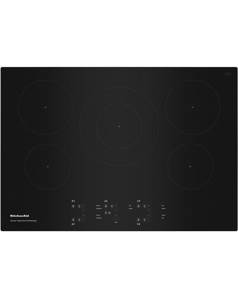 KITCHENAID KCIG550JBL 30-Inch 5-Element Sensor Induction Cooktop