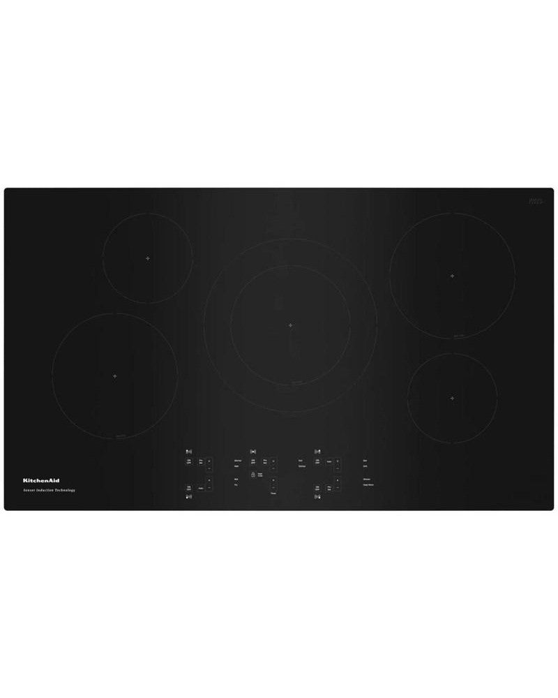 KITCHENAID KCIG556JBL 36-Inch 5-Element Sensor Induction Cooktop