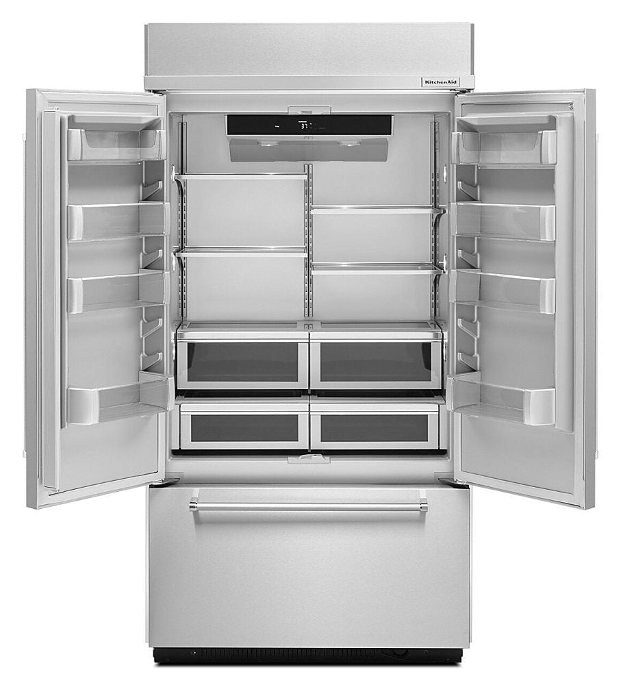 KITCHENAID KBFN502EPA  42&quot; Width Built-In Panel Ready French Door Refrigerator