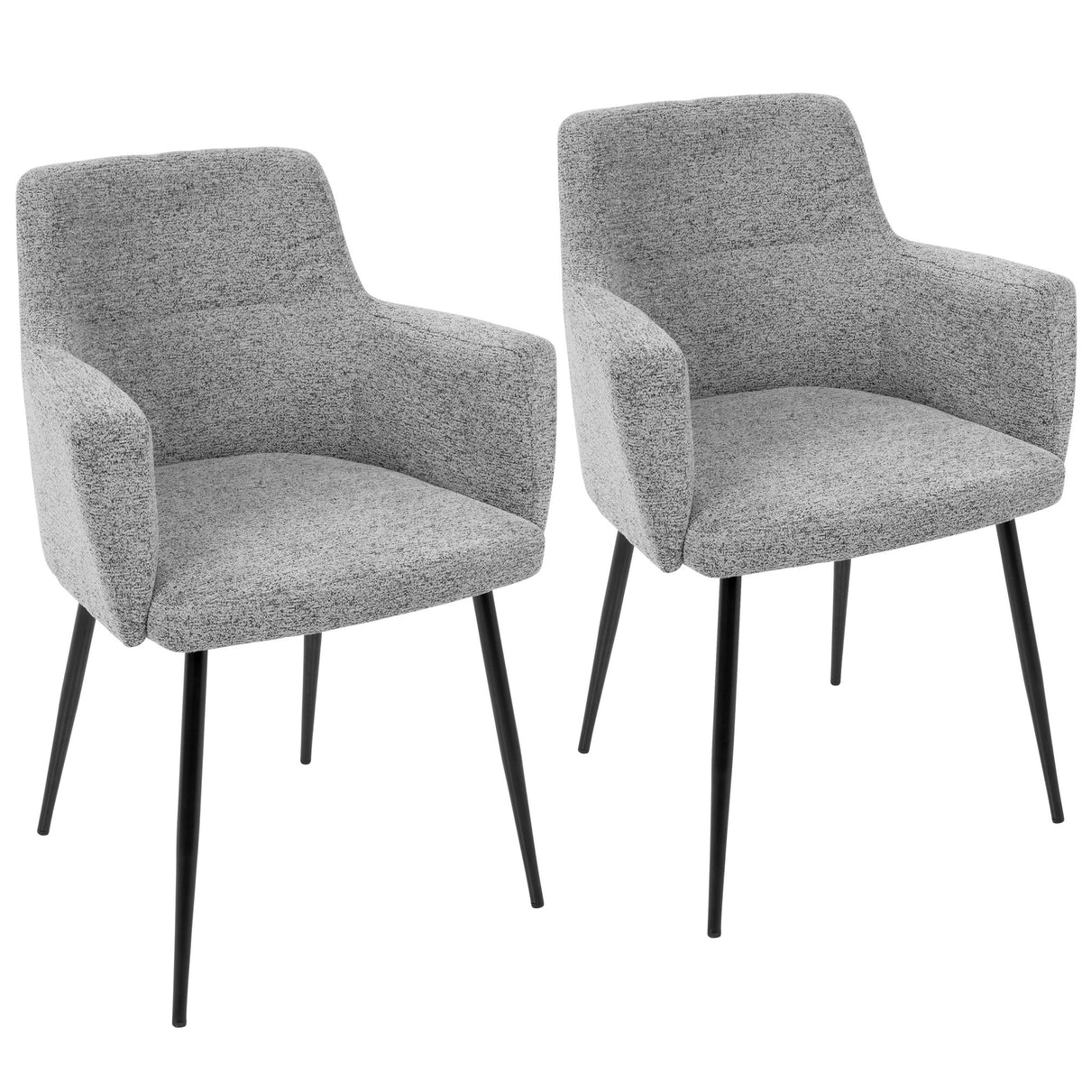 LUMISOURCE ANDREW CHAIR - SET OF 2