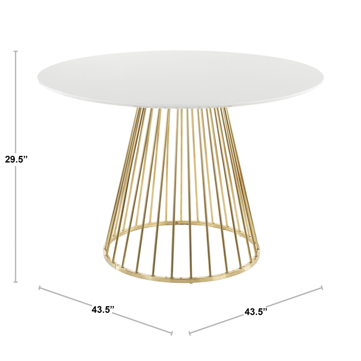 LUMISOURCE CANARY DINING TABLE