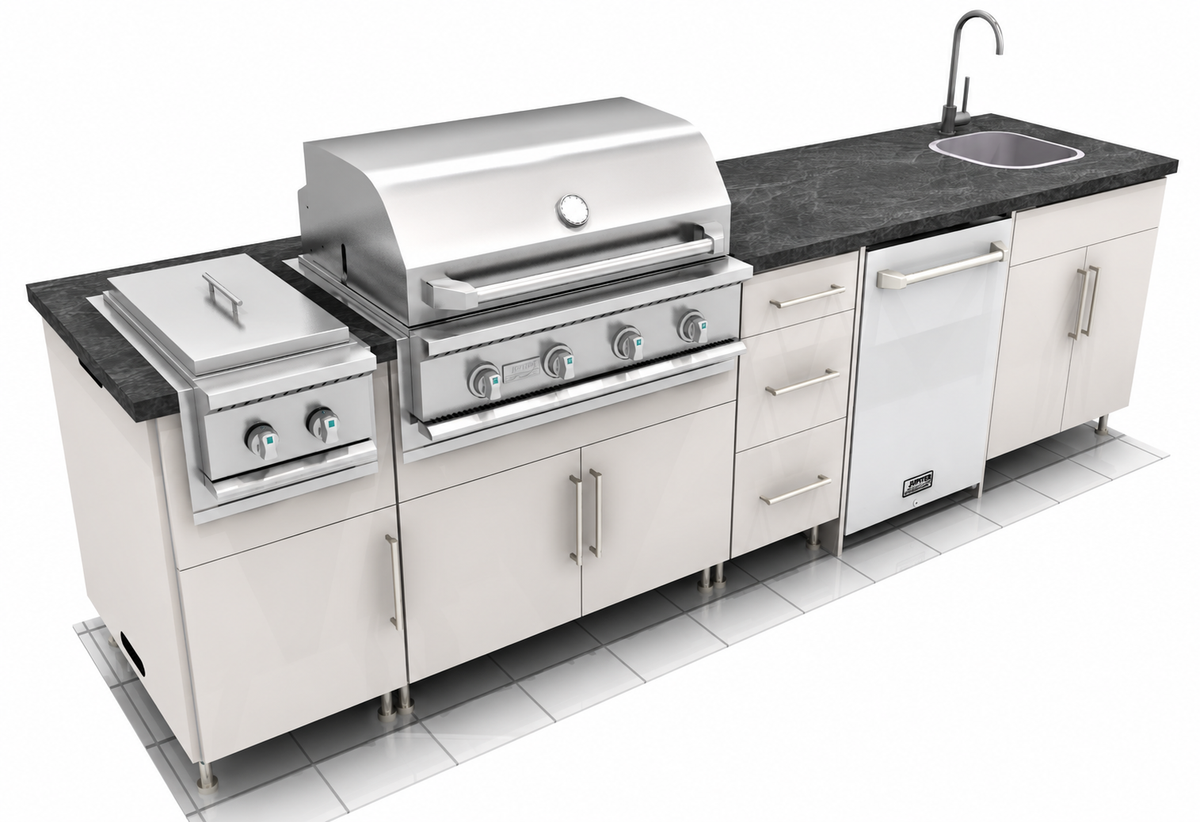 Premium Outdoor Kitchen Set – 10' WeatherStrong + Jupiter