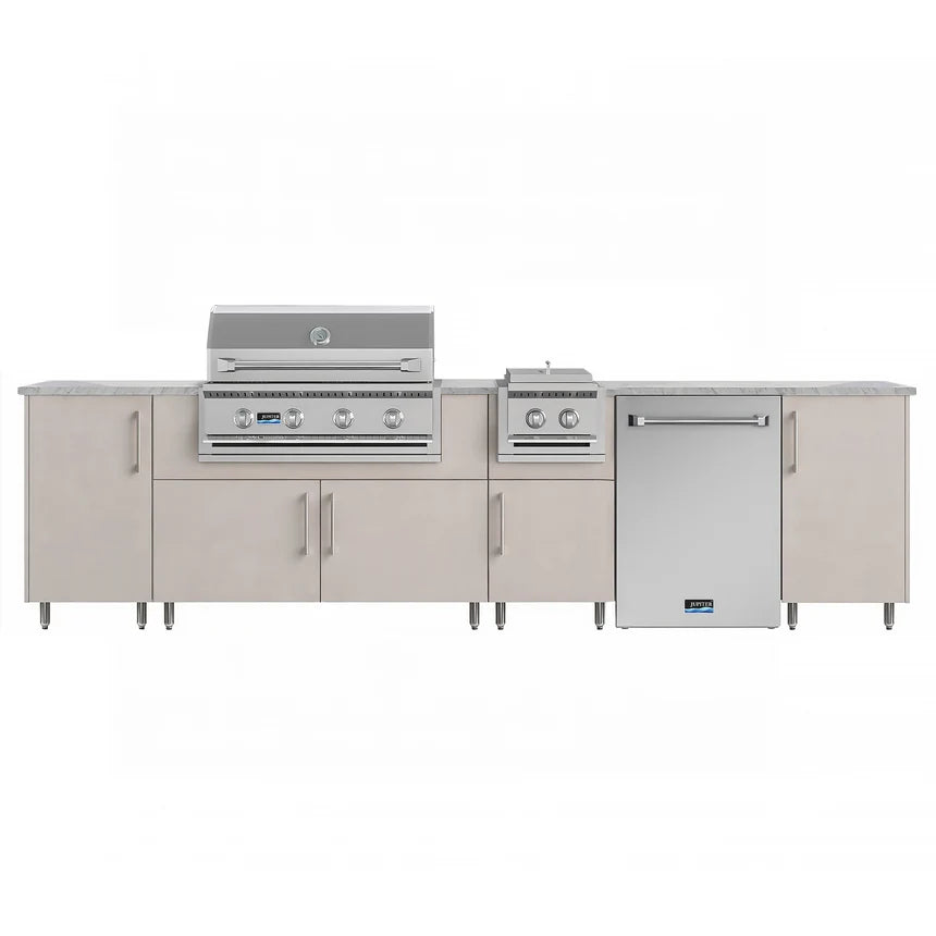 Premium Outdoor Kitchen Set – 126" Breakwater