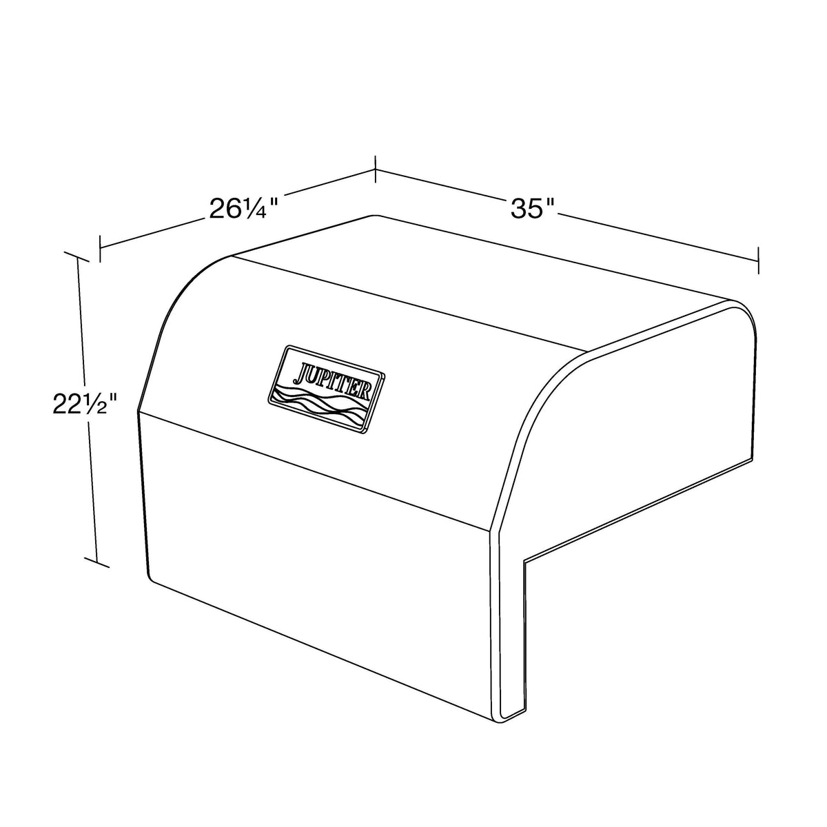 JUPITER JUP32GC Jupiter 32" Grill Cover