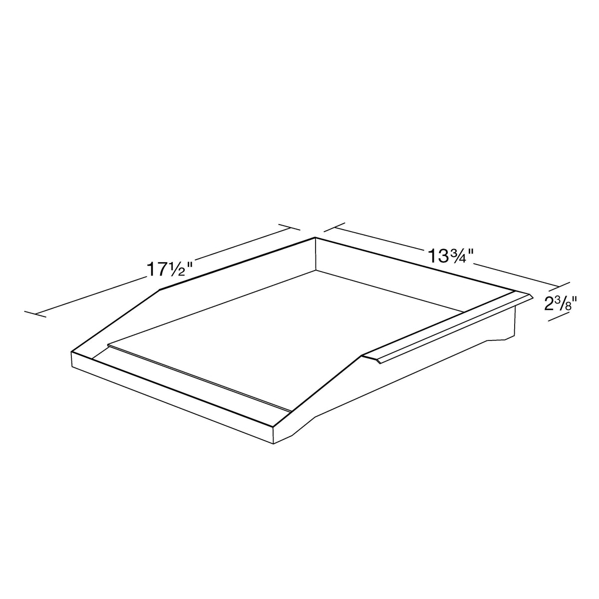 JUPITER 14" Wide Stainless Steel Griddle Plate