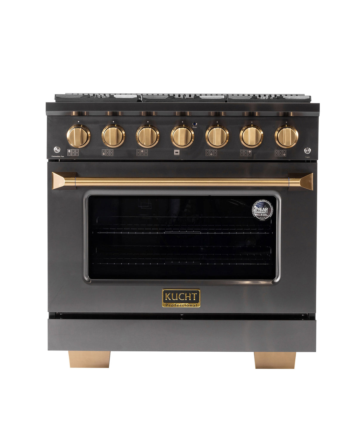 Products KUCHT Gemstone Professional 36&quot; Convection Oven - Titanium Stainless Steel