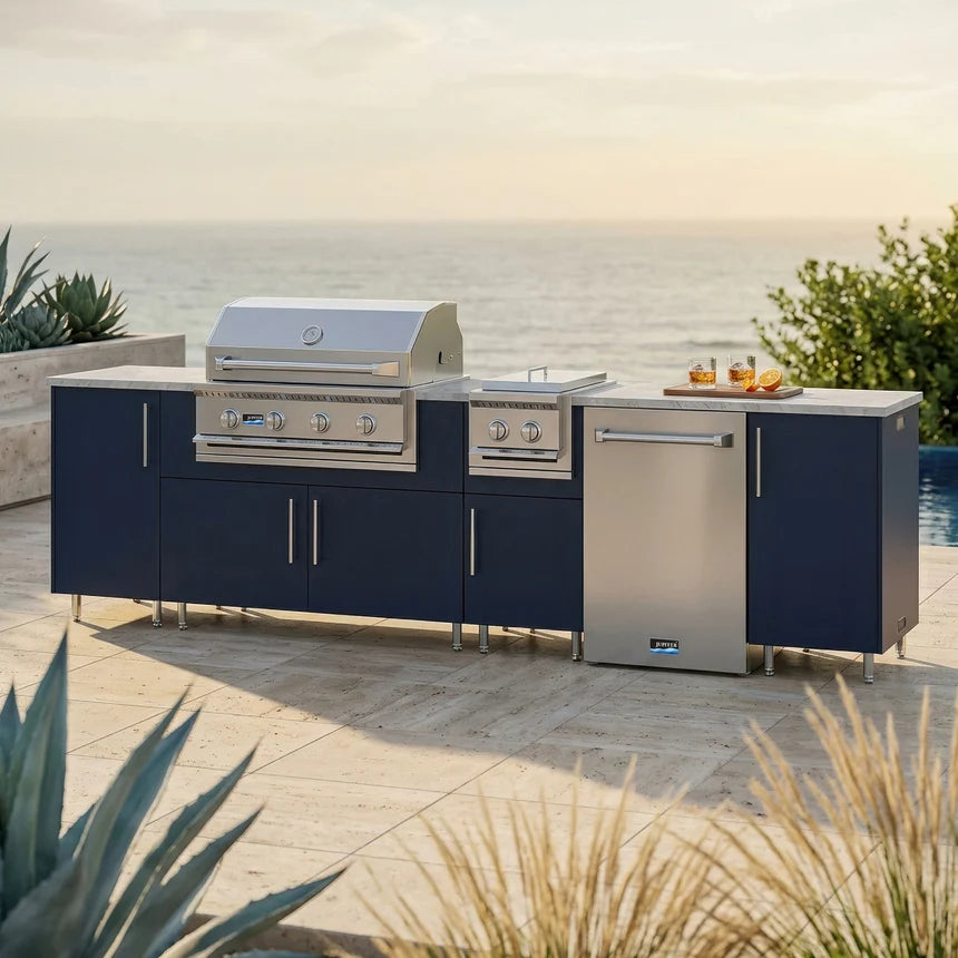Premium Outdoor Kitchen Set – 126" Breakwater