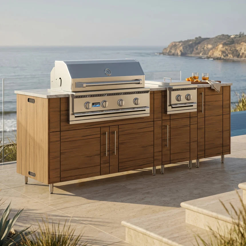 Premium Outdoor Kitchen Set – 86" Sandbar with Side Burner