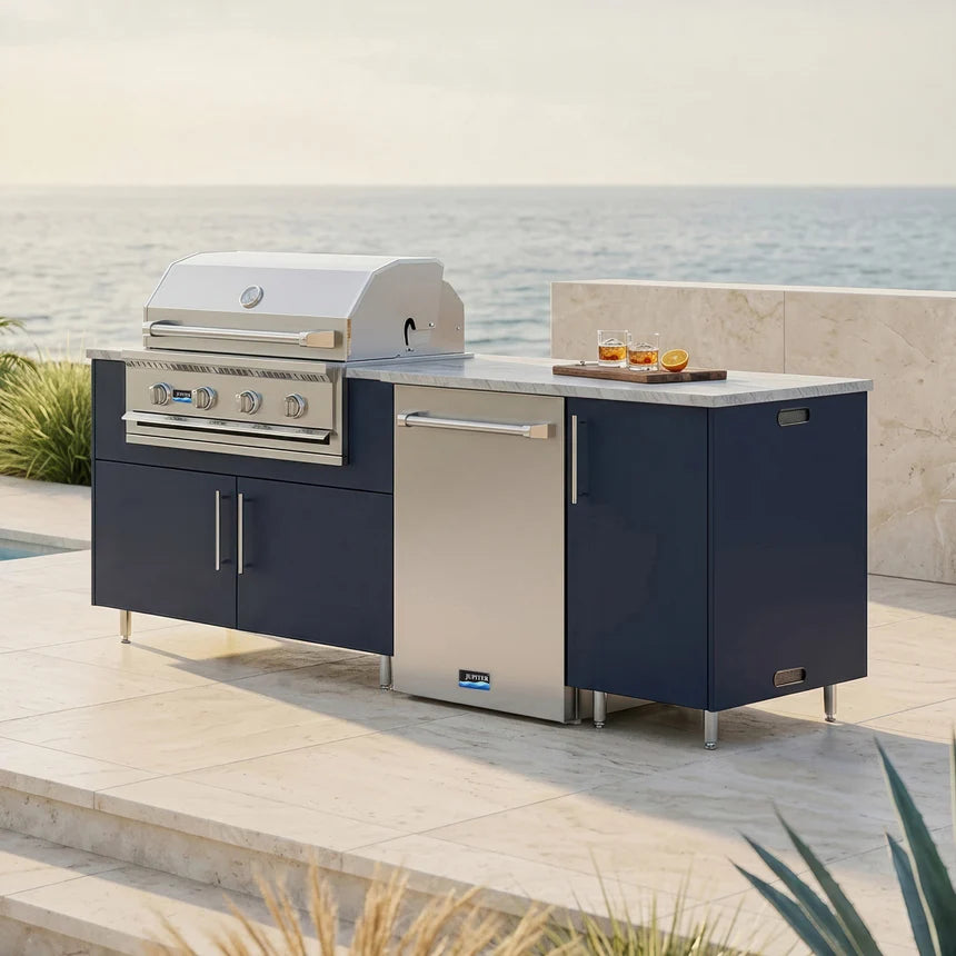 Premium Outdoor Kitchen Set – 90" Bayside