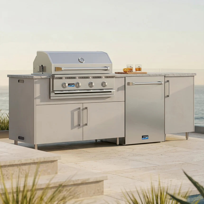 Premium Outdoor Kitchen Set – 90" Bayside