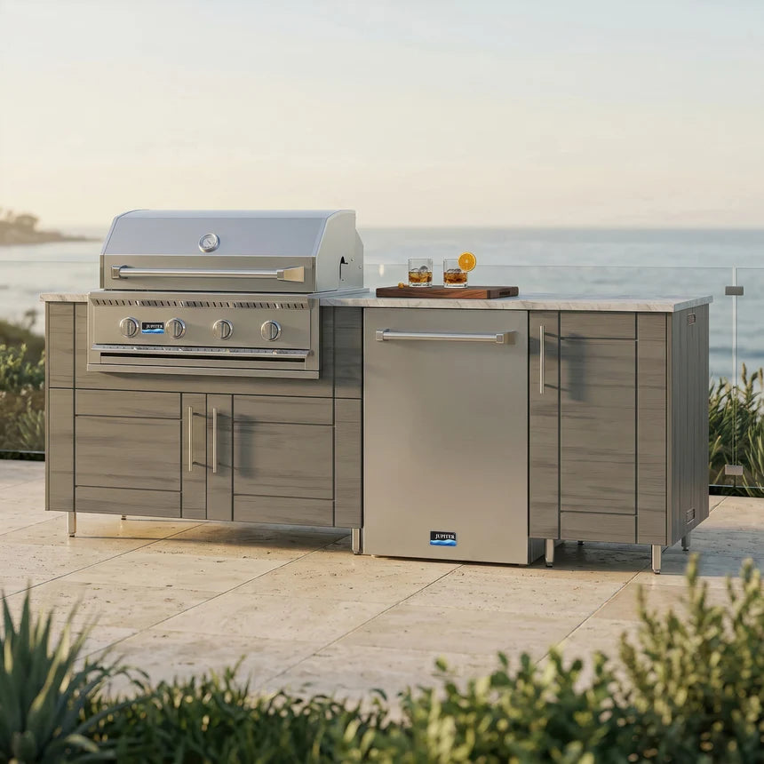 Premium Outdoor Kitchen Set – 90" Bayside