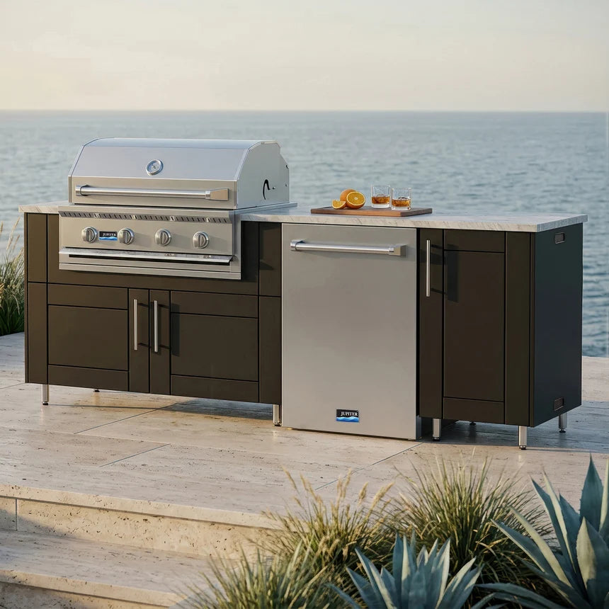 Premium Outdoor Kitchen Set – 90" Bayside