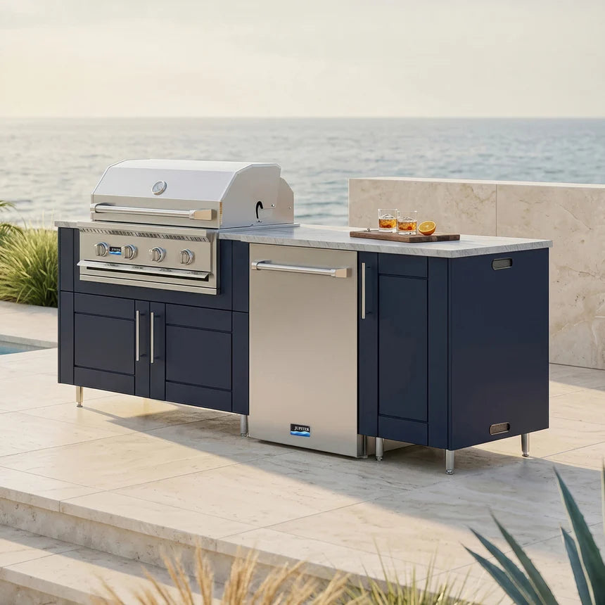 Premium Outdoor Kitchen Set – 90" Bayside