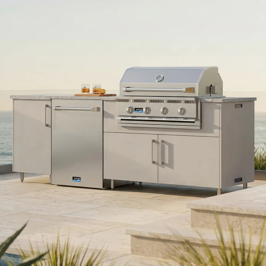 Premium Outdoor Kitchen Set – 90" Bayside