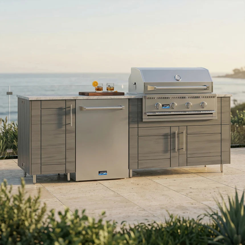 Premium Outdoor Kitchen Set – 90" Bayside