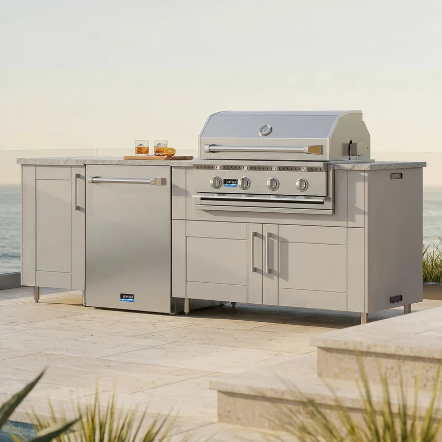 Premium Outdoor Kitchen Set – 90" Bayside