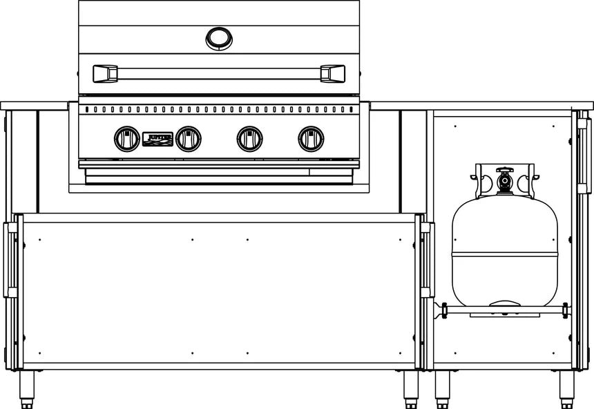 Premium Outdoor Kitchen Set – 68" Horizon