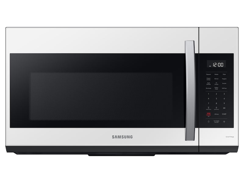 SAMSUNG ME19CB704112 Bespoke 1.9 cu. ft. Over-the-Range Microwave in White Glass